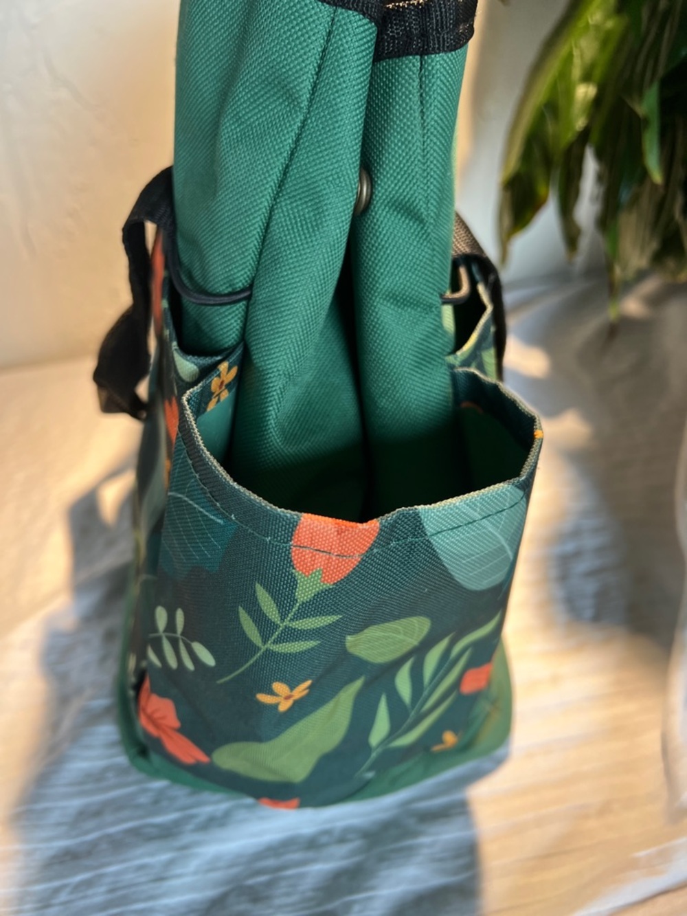 Green Floral Utility Organizer Expandable Tote by GeeDuo Garden Tools - Picture 10 of 16
